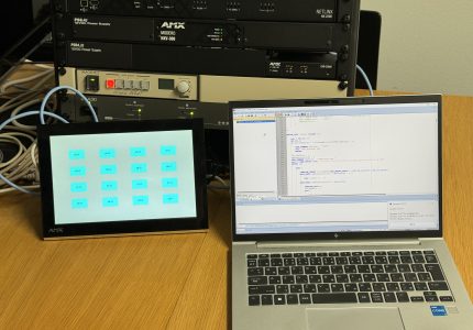 AMXコントローラを利用したAV設備